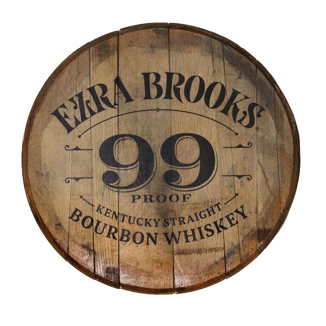 Ezra Brooks Barrel Head